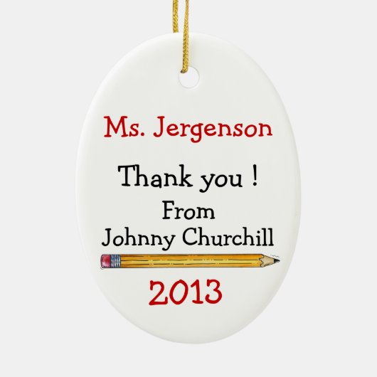 Teacher Ornament - SRF (Hinten)