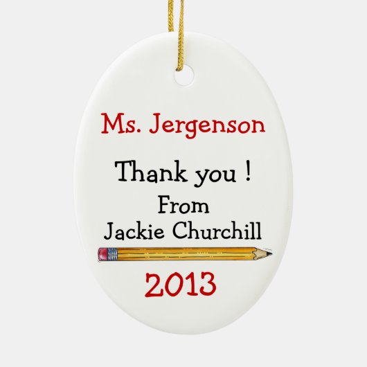 Teacher Ornament - SRF (Hinten)