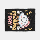 Teacher Pajama Day Shirt, Funny Cloud Sleever Scho Fleecedecke (Vorderseite (Horizontal))