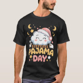 Teacher Pajama Day Shirt, Funny Cloud Sleever Scho T-Shirt (Vorderseite)