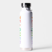 Teacher Pastel Rainbow Wasserflasche Trinkflasche (Links)