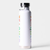 Teacher Pastel Rainbow Wasserflasche Trinkflasche (Rechts)