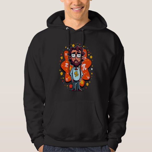 Teacher Pi Symbol Pi Day Hoodie (Vorderseite)