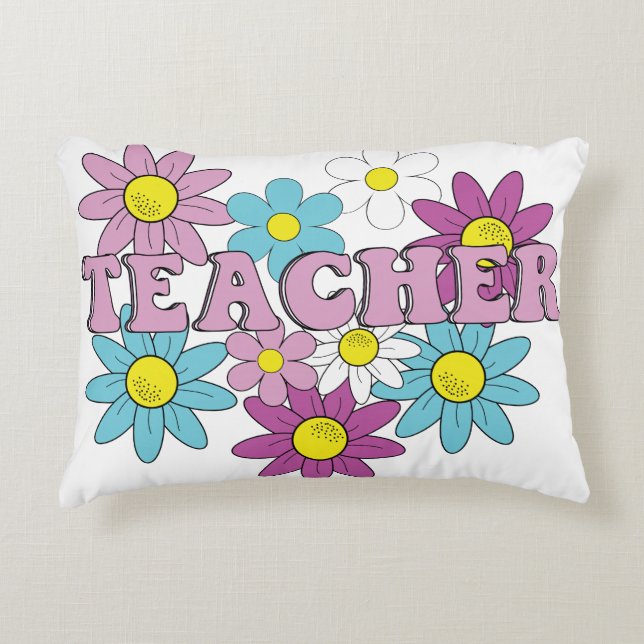 Teacher pillow, Pillow for teacher Dekokissen (Vorderseite)