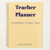 Teacher Planner | Lesson Plans, Grades & Classroom Planer (Vorderseite)