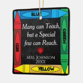 Teacher Quote #2 - Personalisieren Keramikornament (Links)