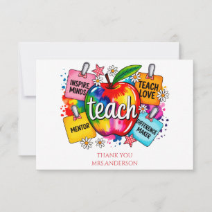 Teacher Quote Dankeskarte