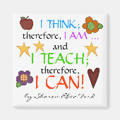 Teacher Quote Magnet (Vorne)