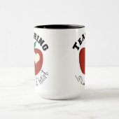 Teacher`s Gift, Black 15 oz Ringer Tasse (Zentrum)