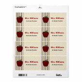 Teacher’s Name Tags (Vorne)