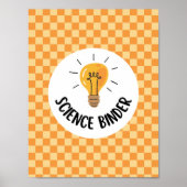 teacher science binder insert or classroom poster (Vorne)