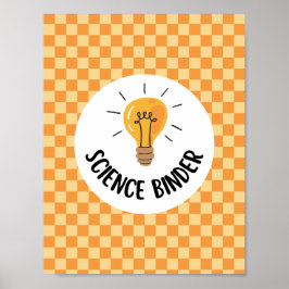teacher science binder insert or classroom poster
