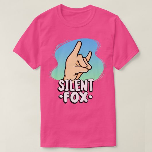Teacher Silent Fo For Quiet Student In Class Premi T-Shirt (Design vorne)