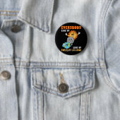 Teacher Solar Eclipse 8. April 2024 Niedliches Wet Button (Beispiel)