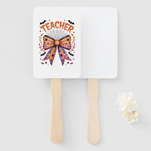 Teacher Spooky Halloween Fächer (Vorne und Hinten)
