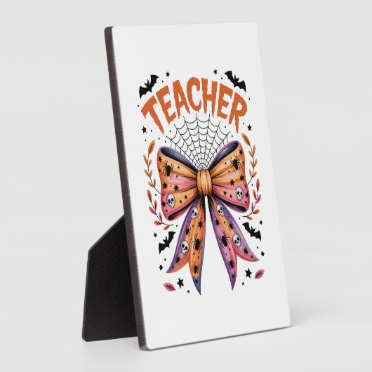 Teacher Spooky Halloween Fotoplatte (Seite)