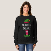Teacher Squad Elf Family Matching Group Christmas Sweatshirt (Vorne ganz)