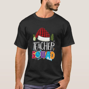 Teacher Squad Group Matching Christmas Pajama Part T-Shirt