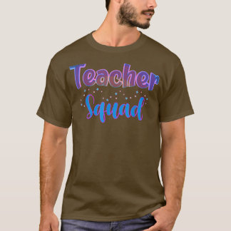Teacher Squad Matching Friends Match Kinder Crew T T-Shirt