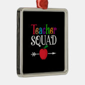 Teacher Squad Ornament Aus Metall (Rechts)