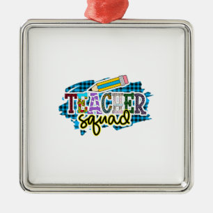 Teacher Squad Ornament Aus Metall