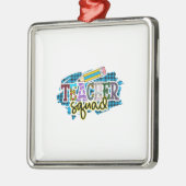 Teacher Squad Ornament Aus Metall (Links)