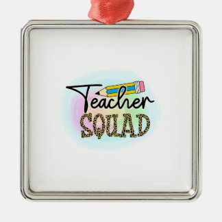Teacher Squad Ornament Aus Metall