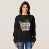 Teacher Squad Teacher Leopard Sweatshirt (Vorne ganz)
