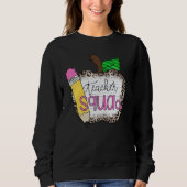 Teacher Squad  Teacher Leopard Sweatshirt (Vorderseite)