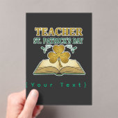 Teacher & Student Class of 2026 - Knowledge is Lig Acryleinladungen (Insitu (Handheld))