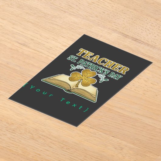 Teacher & Student Class of 2026 - Knowledge is Lig Acryleinladungen (Ablage )