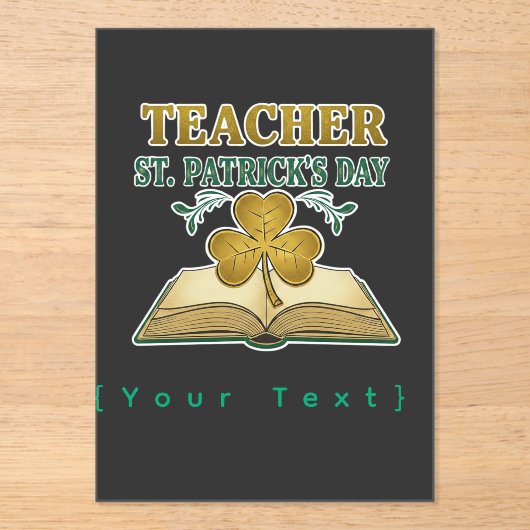 Teacher & Student Class of 2026 - Knowledge is Lig Acryleinladungen (Vorderseite)