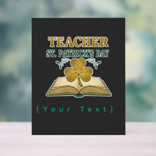 Teacher & Student Class of 2026 - Knowledge is Lig Acrylschild (Neutral)