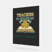 Teacher & Student Class of 2026 - Knowledge is Lig Acrylschild (Winkel)