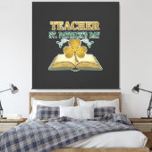 Teacher & Student Class of 2026 - Knowledge is Lig Leinwanddruck (Insitu (Schlafzimmer))