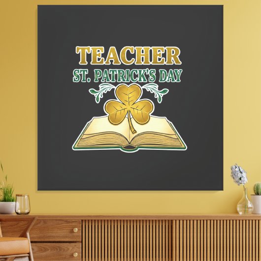 Teacher & Student Class of 2026 - Knowledge is Lig Leinwanddruck (Insitu (Wohnzimmer))