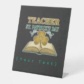 Teacher & Student Class of 2026 - Knowledge is Lig Sockelschild (Vorderseite)