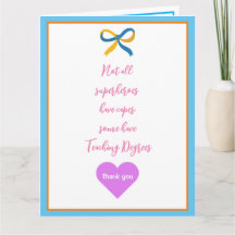 Teacher Super Hero Vielen Dank