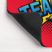 Teacher & Superhero - Geschenk der Schule Mousepad (Ecke)