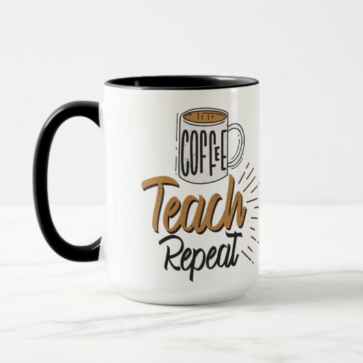 Teacher-Tasse für Kaffeetrainings Tasse (Links)