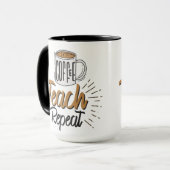Teacher-Tasse für Kaffeetrainings Tasse (Vorderseite Links)