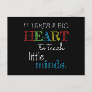 Teacher- Teacher Appreciation- Teacher Postkarte