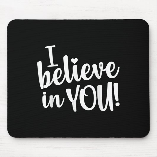 Teacher Test Day I Believe In You Testing Exam Pro Mousepad (Vorne)