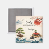 Teacher Thank You Gift | End of School Year Magnet (Vorderseite/Rückseite)