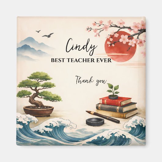 Teacher Thank You Gift | End of School Year Magnet (Vorne)