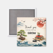 Teacher Thank You Gift | End of School Year Magnet (Vorderseite/Rückseite)