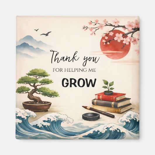 Teacher Thank You Gift | End of School Year Magnet (Vorne)