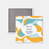 Teacher Thank You –  Personalized Magnet (Vorderseite/Rückseite)