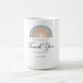Teacher Thank You Rainbow Not All Heroes mug Verwandlungstasse (Zentrum)