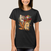 Teacher Thanksgiving Love SLP Life Cute Turkey Gra T-Shirt (Vorderseite)